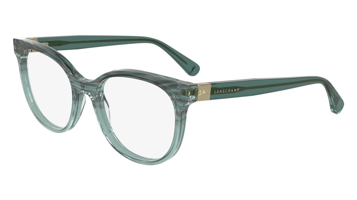 Occhiali da vista Longchamp LO2756 (427) colore striped petrol forma rettangolare lenti color 3