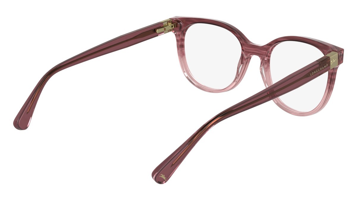 Occhiali da vista Longchamp LO2756 (605) colore striped dark red forma rettangolare lenti color 4