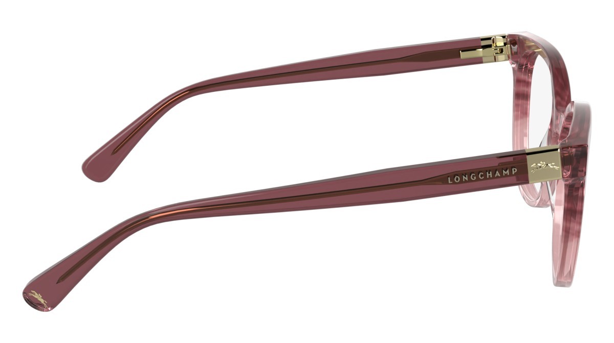 Occhiali da vista Longchamp LO2756 (605) colore striped dark red forma rettangolare lenti color 4