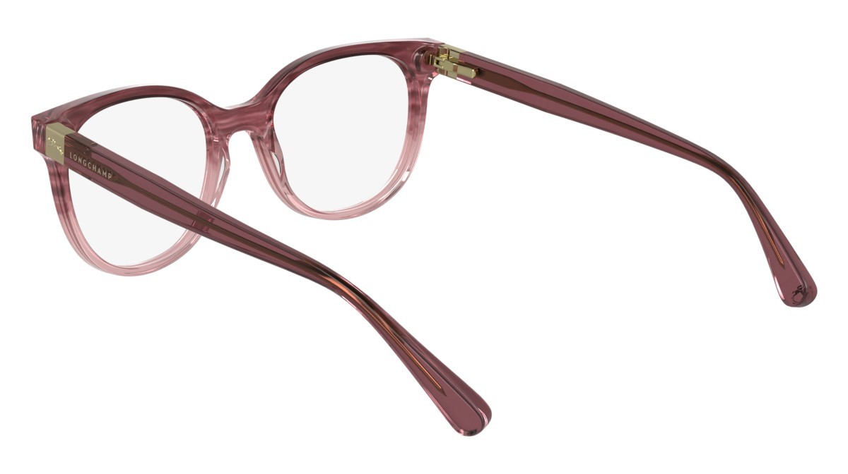 Occhiali da vista Longchamp LO2756 N (605) colore striped dark red forma rettangolare 