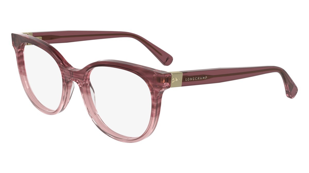 Occhiali da vista Longchamp LO2756 N (605) colore striped dark red forma rettangolare 