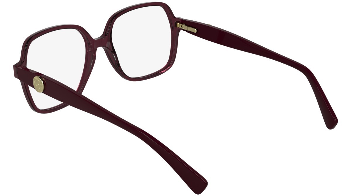 Occhiali da vista Longchamp LO2757 (601) colore transparent burgundy forma rettangolare 