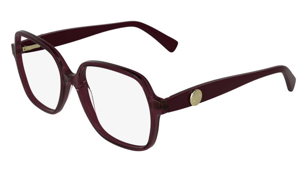 Occhiali da vista Longchamp LO2757 (601) colore transparent burgundy forma rettangolare 