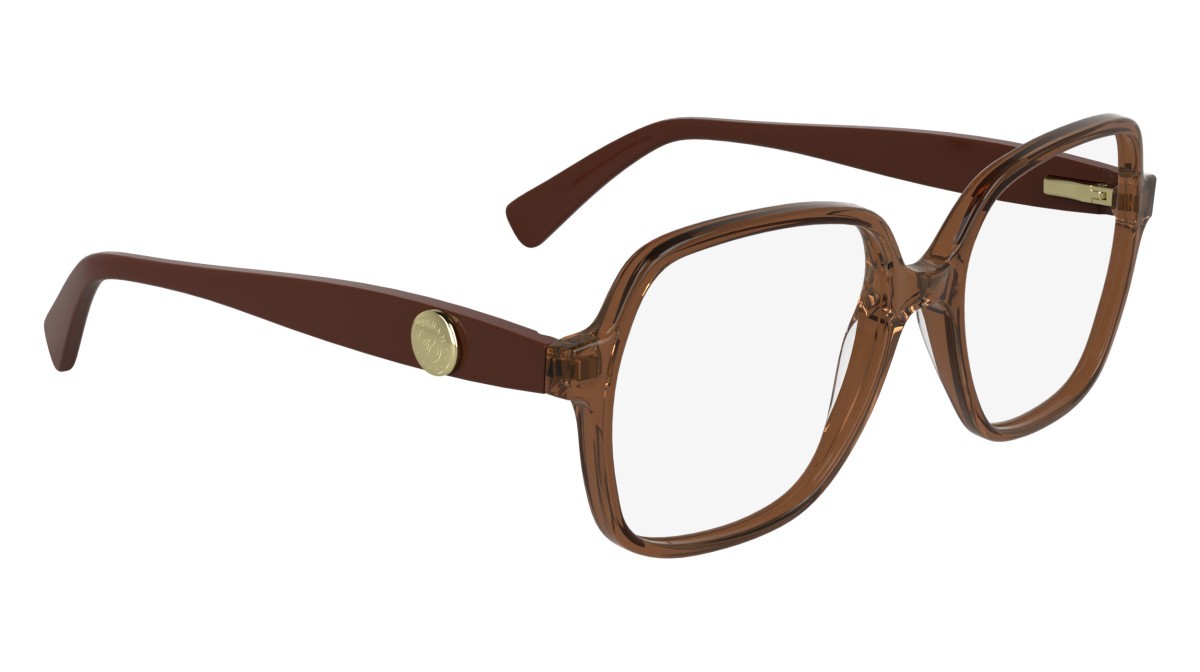 Occhiali da vista Longchamp LO2757 N (200) colore transparent brown forma rettangolare 