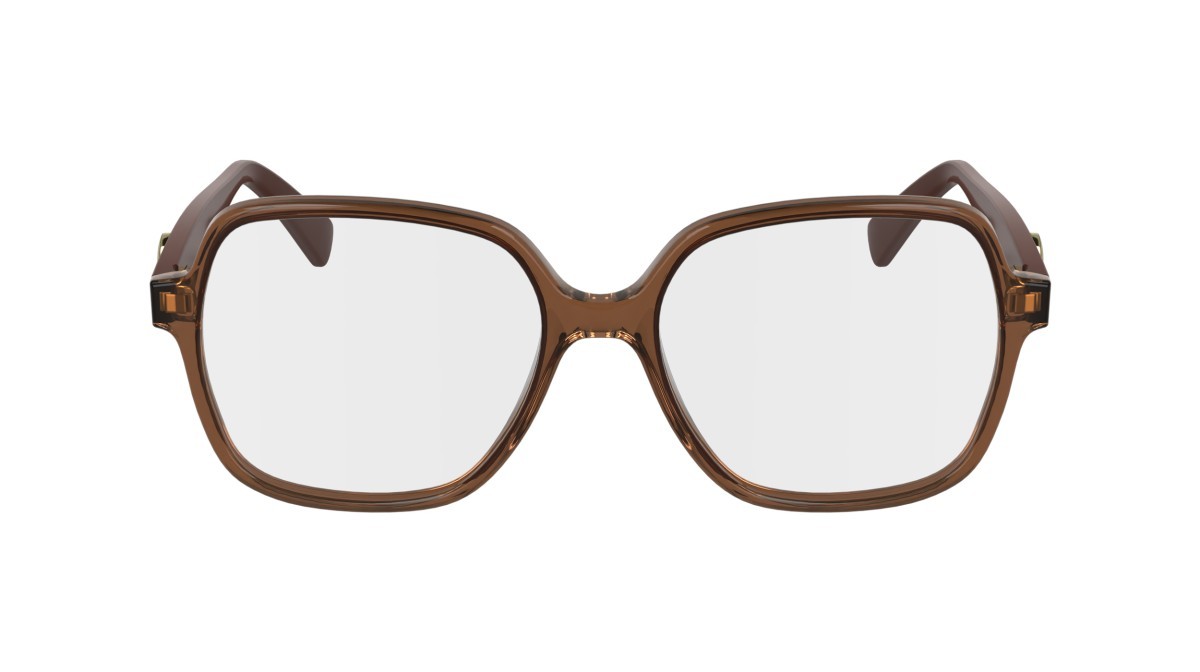 Occhiali da vista Longchamp LO2757 N (200) colore transparent brown forma rettangolare 