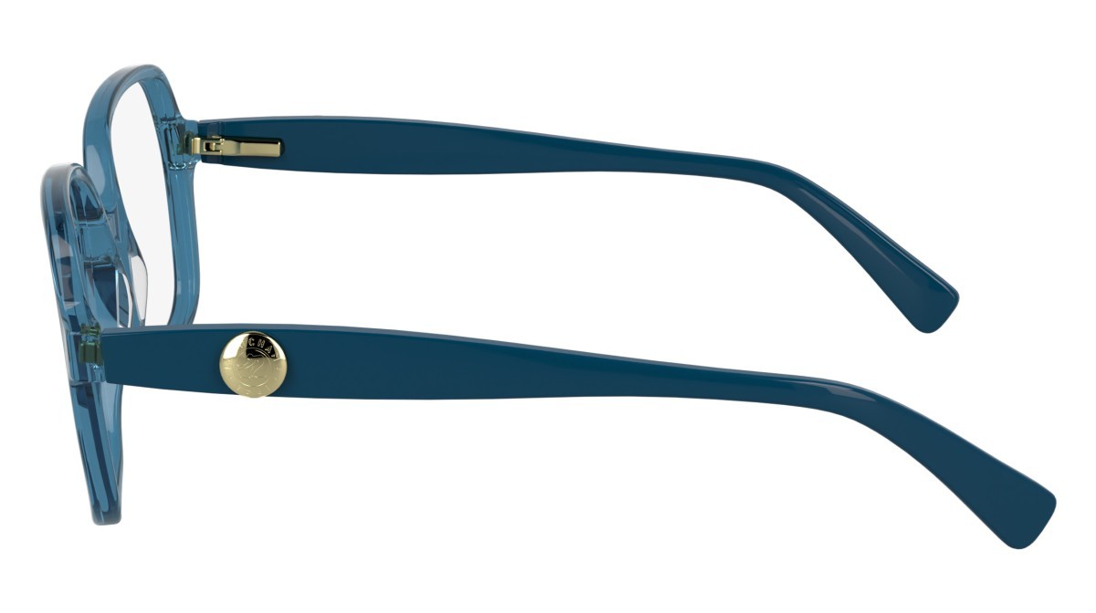 Brillen Longchamp LO2757 N (400) farbe transparent blue form rechteckig 