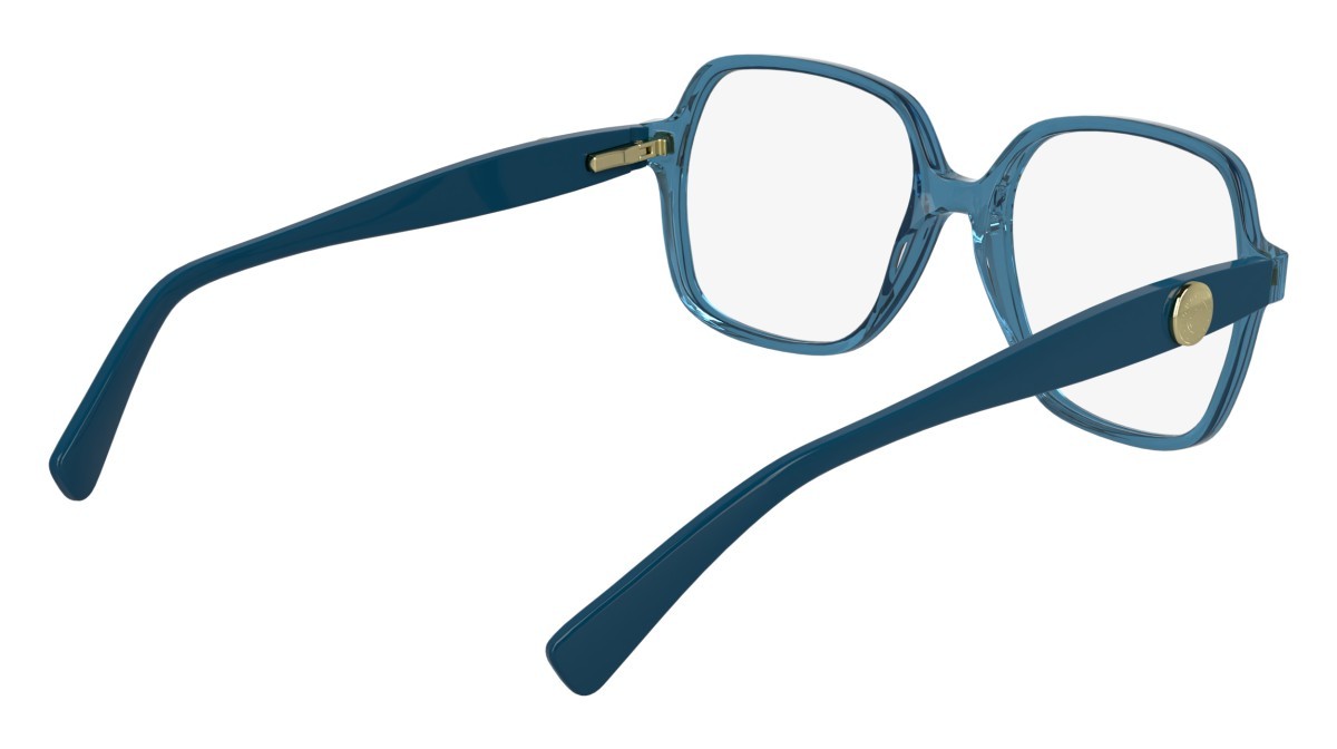 Brillen Longchamp LO2757 N (400) farbe transparent blue form rechteckig 