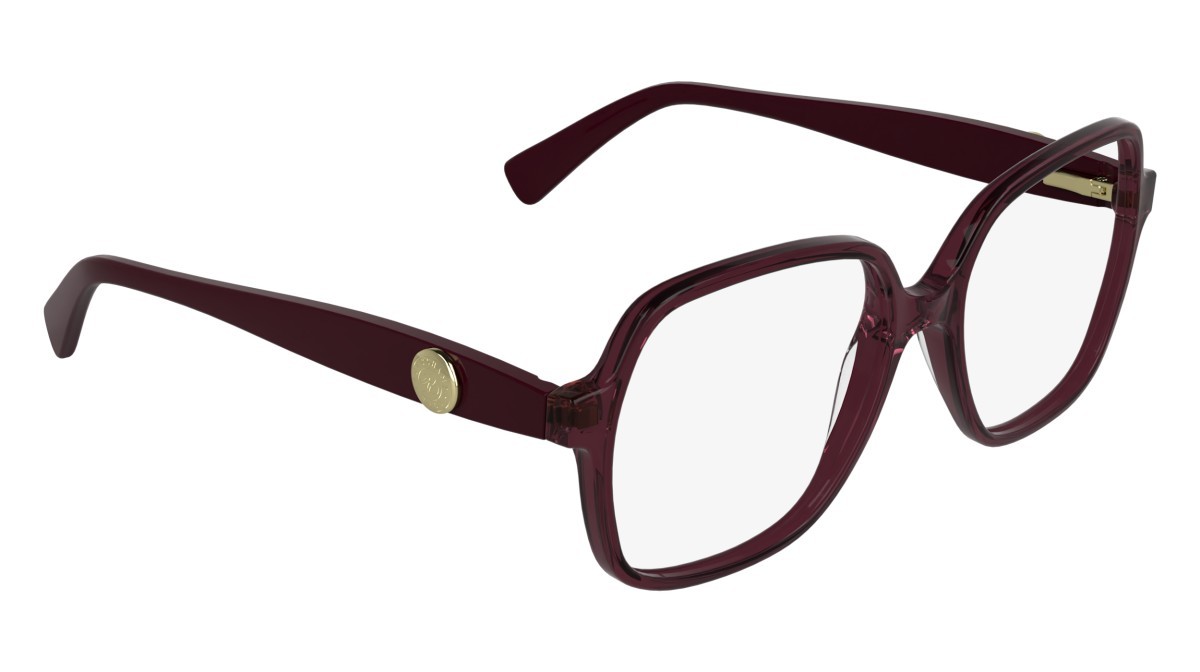 Occhiali da vista Longchamp LO2757 N (601) colore transparent burgundy forma rettangolare 