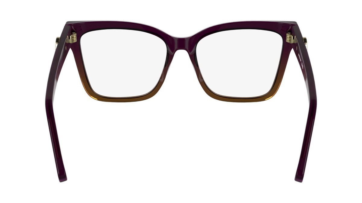 Occhiali da vista Longchamp LO2761 (508) colore transparent gradient purple/br forma farfalla lenti colore - 3