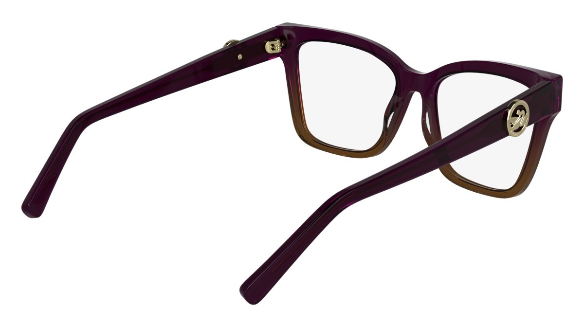 Occhiali da vista Longchamp LO2761 (508) colore transparent gradient purple/br forma farfalla lenti colore - 3