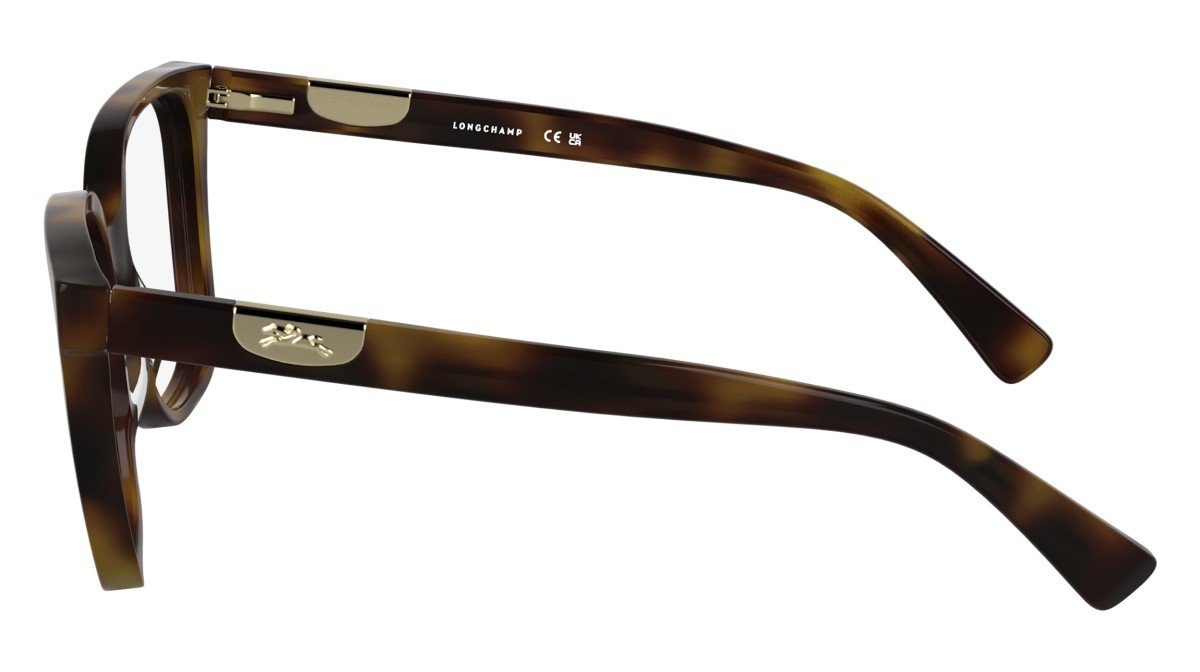 Occhiali da vista Longchamp LO2765 (230) colore havana forma rettangolare lenti colore - 2