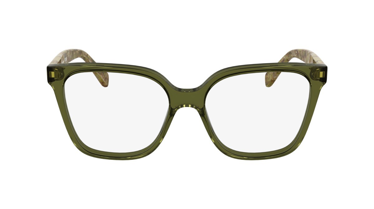 Occhiali da vista Longchamp LO2765 (319) colore transparent khaki forma rettangolare lenti colore - 4