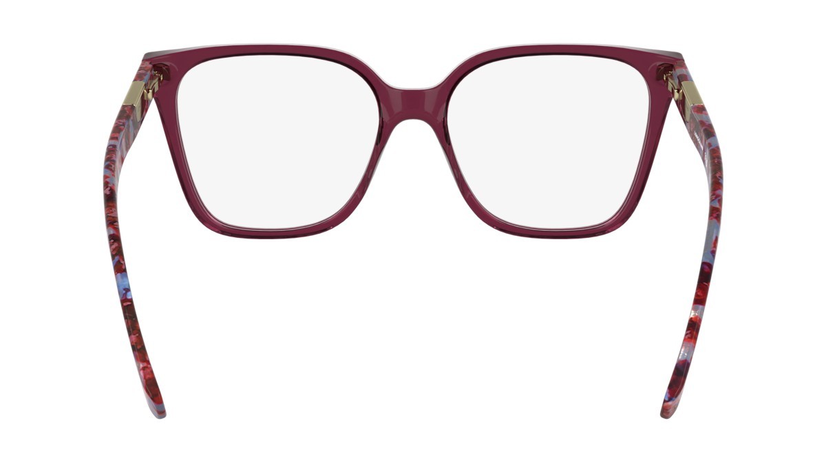 Occhiali da vista Longchamp LO2765 (500) colore transparent purple forma rettangolare lenti colore - 5