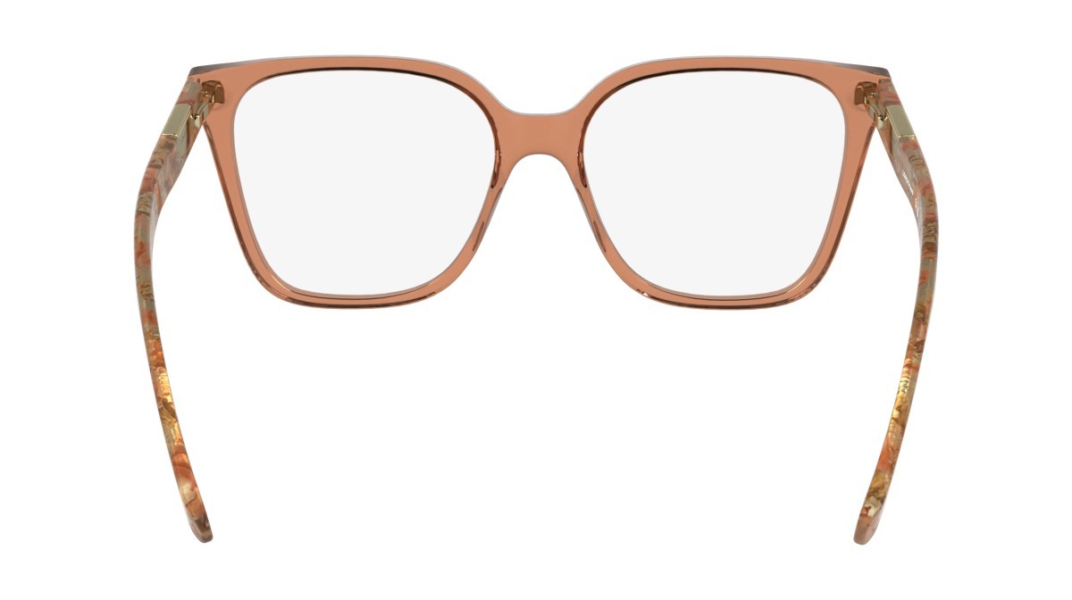 Occhiali da vista Longchamp LO2765 (842) colore transparent orange forma rettangolare lenti colore - 3