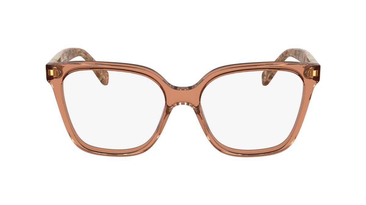 Occhiali da vista Longchamp LO2765 (842) colore transparent orange forma rettangolare lenti colore - 3