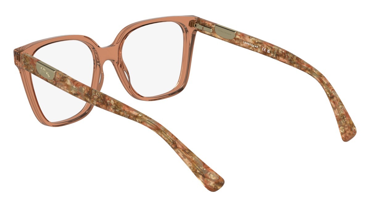 Eyeglasses Longchamp LO2765 N (842) color transparent orange shape rectangle 