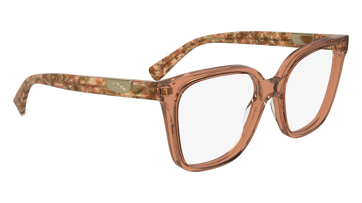 Eyeglasses Longchamp LO2765 N (842) color transparent orange shape rectangle 