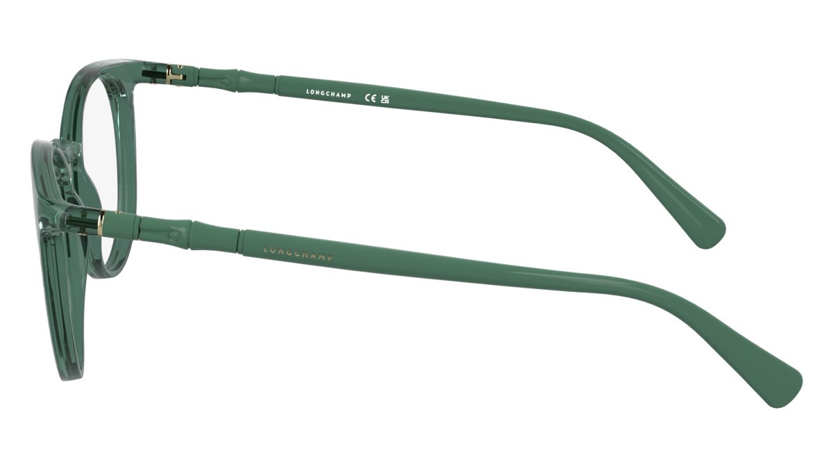 Occhiali da vista Longchamp LO2768 (411) colore transparent azure forma rotondo lenti colore - 2
