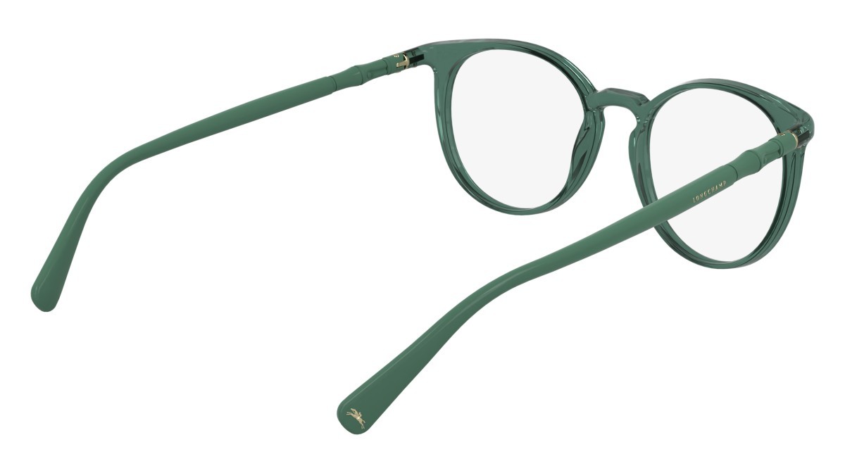 Occhiali da vista Longchamp LO2768 (411) colore transparent azure forma rotondo lenti colore - 2