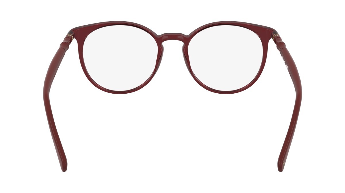 Occhiali da vista Longchamp LO2768 (601) colore transparent burgundy forma rotondo lenti colore - 3