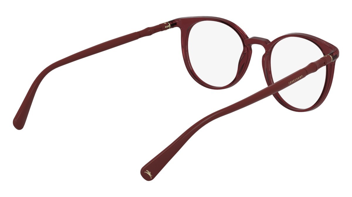 Occhiali da vista Longchamp LO2768 N (601) colore transparent burgundy forma rotondo 