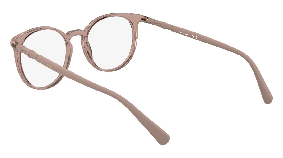 Eyeglasses Longchamp LO2768 N (610) color transparent rose shape round 