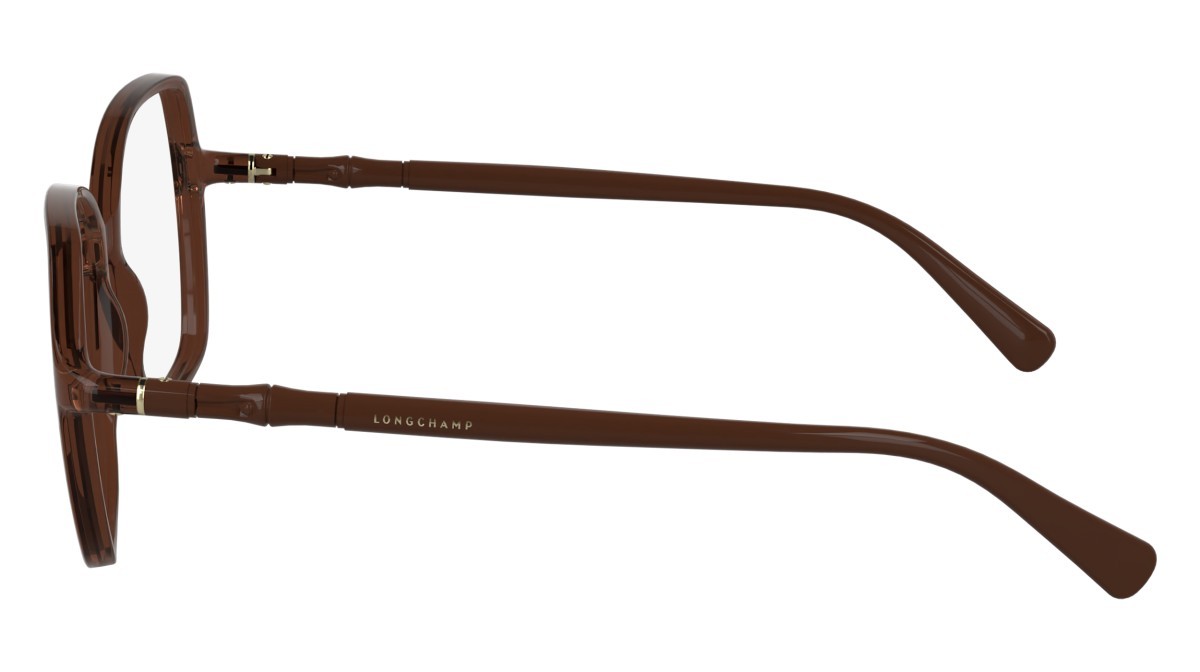 Occhiali da vista Longchamp LO2769 (847) colore transparent brick forma ovale lenti colore - 3