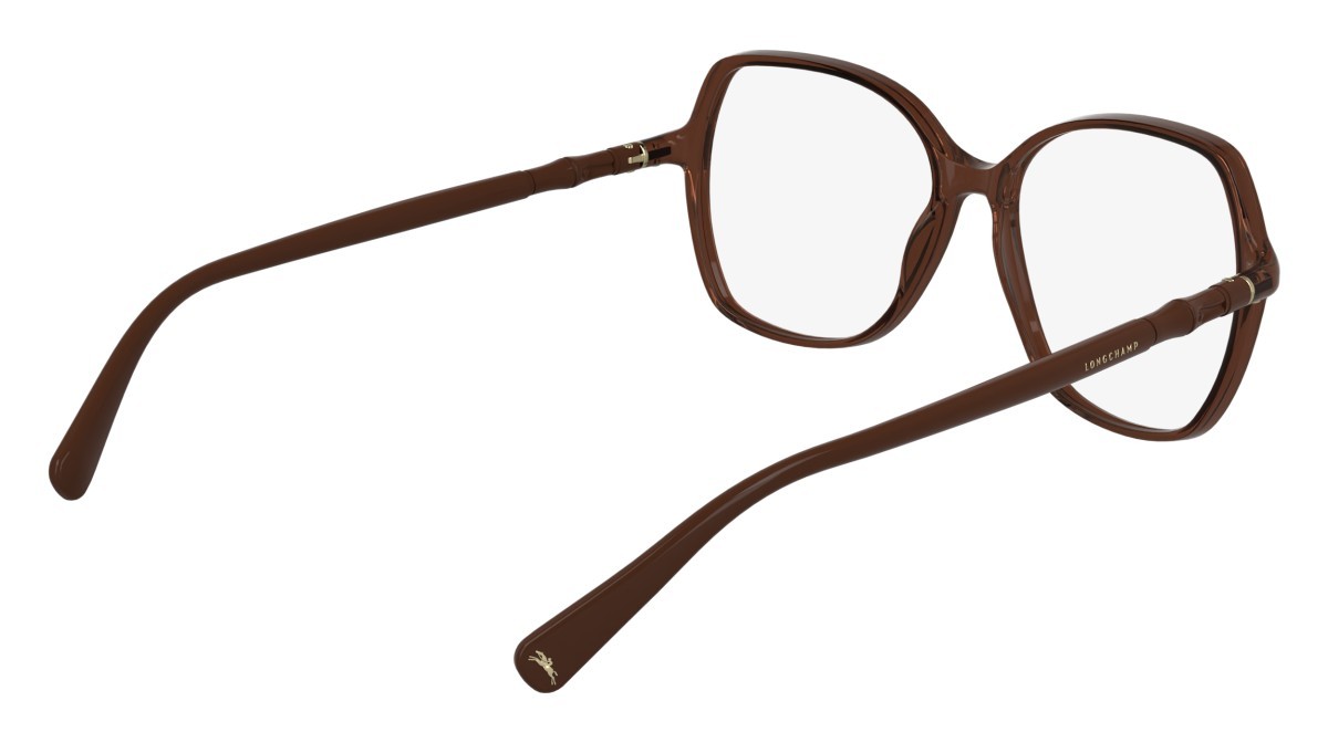 Occhiali da vista Longchamp LO2769 (847) colore transparent brick forma ovale lenti colore - 3