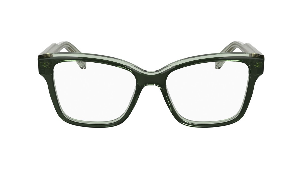 Occhiali da vista Longchamp LO2770 (300) colore transparent green forma rettangolare lenti colore - 4