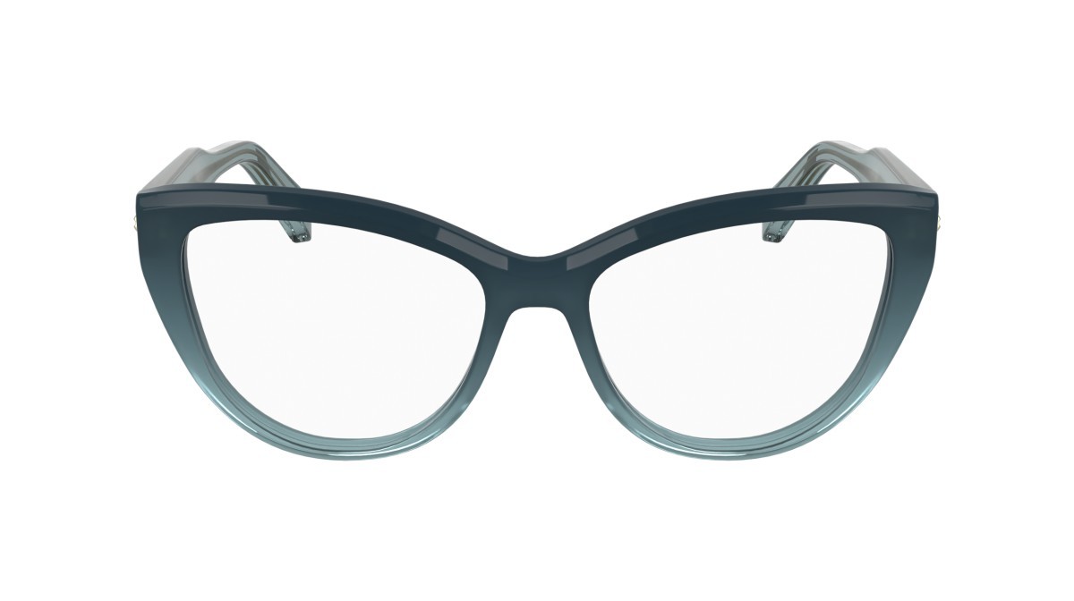 Brillen Longchamp LO2771 (430) farbe gradient azure form cat-eye gläser colore - 4
