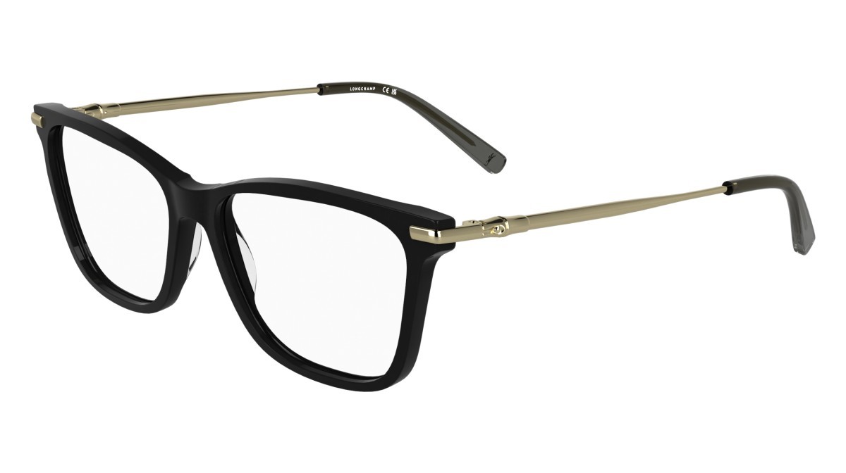 Eyeglasses Longchamp LO2772 (001) color black shape rectangle lenses colore - 1