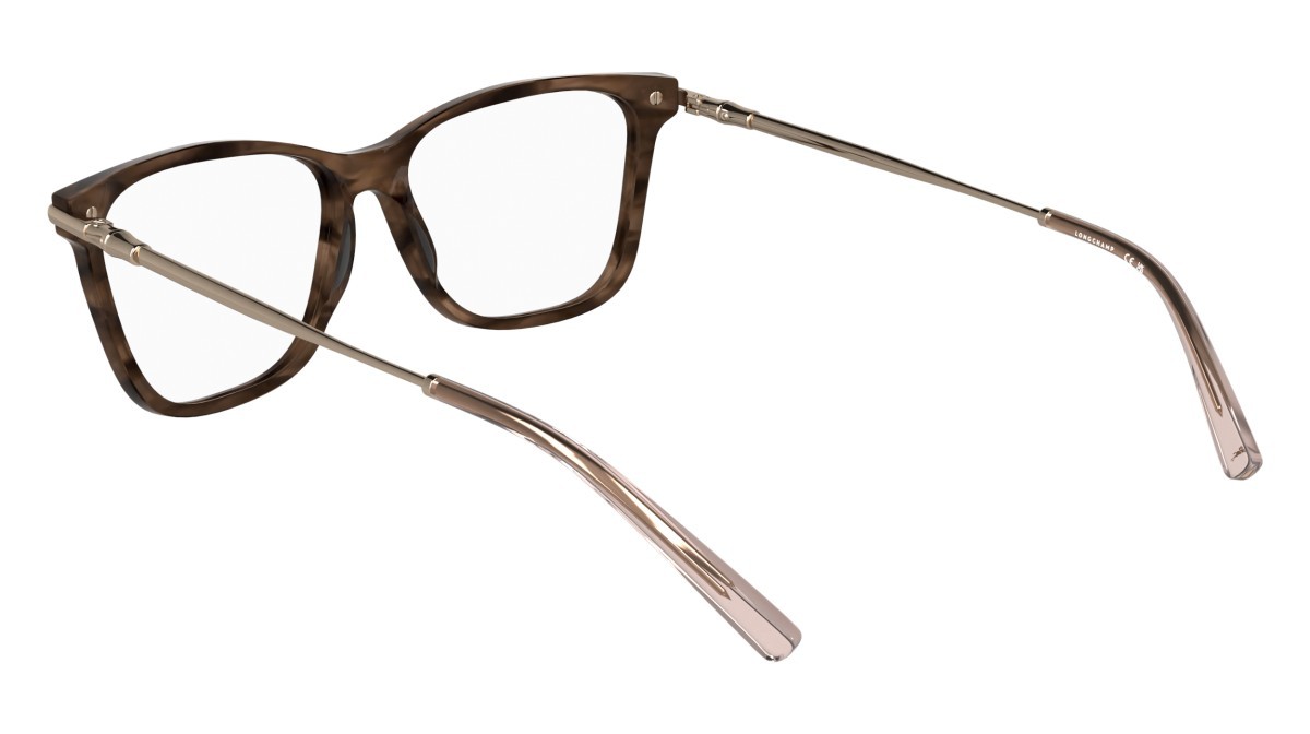 Eyeglasses Longchamp LO2772 (271) color striped nude shape rectangle lenses colore - 3