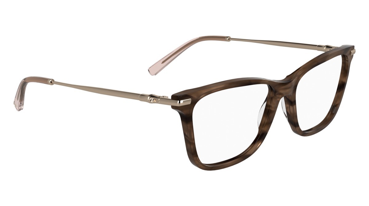 Eyeglasses Longchamp LO2772 (271) color striped nude shape rectangle lenses colore - 3
