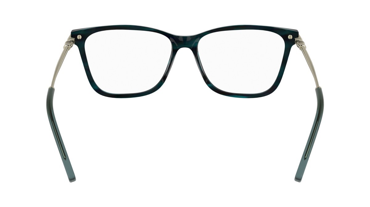 Eyeglasses Longchamp LO2772 (427) color striped petrol shape rectangle lenses colore - 4