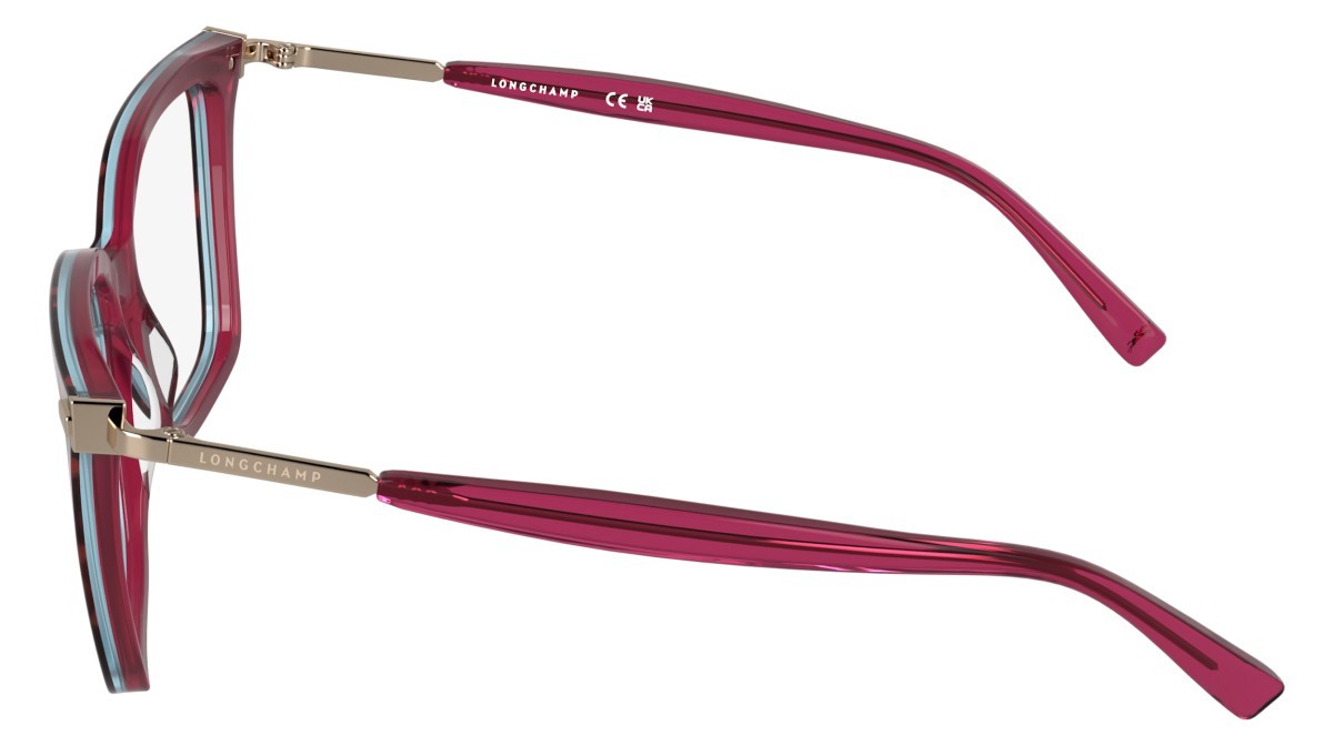 Occhiali da vista Longchamp LO2781 (244) colore havana/opaline red forma farfalla 