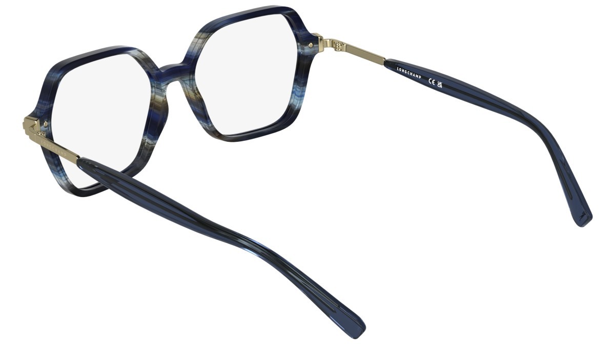 Occhiali da vista Longchamp LO2782 (407) colore striped blue forma rettangolare 