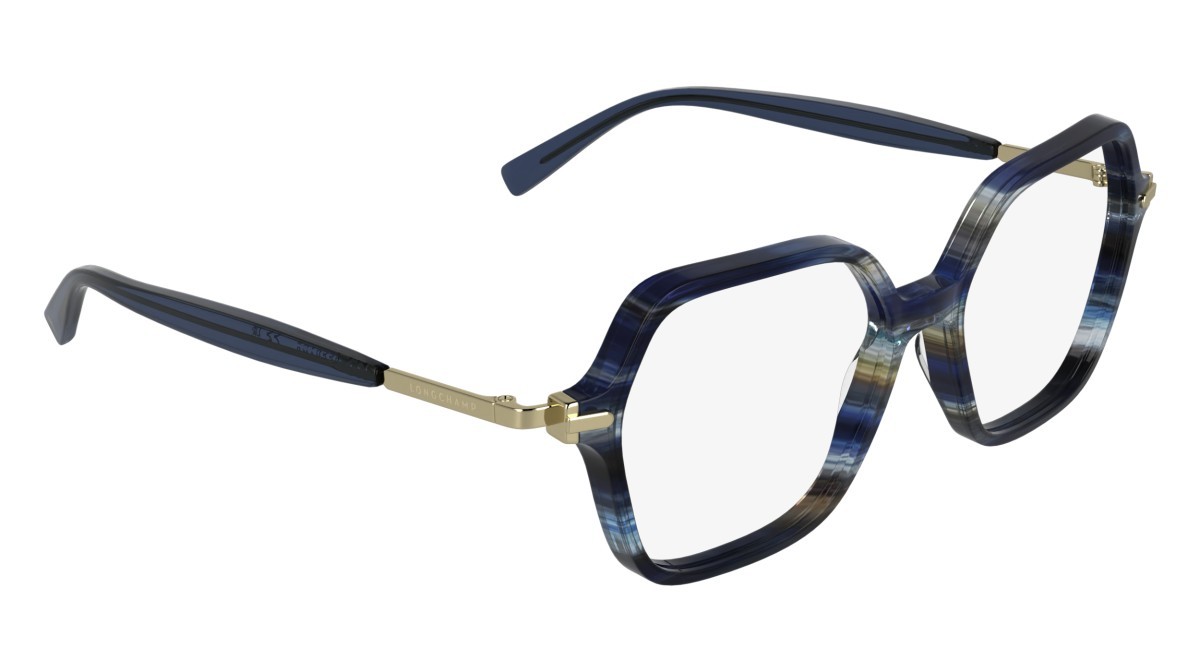 Occhiali da vista Longchamp LO2782 (407) colore striped blue forma rettangolare 