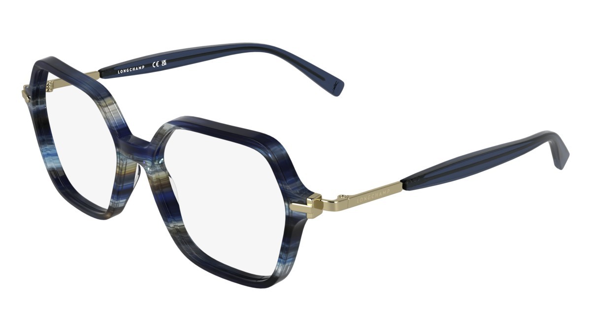 Occhiali da vista Longchamp LO2782 (407) colore striped blue forma rettangolare 