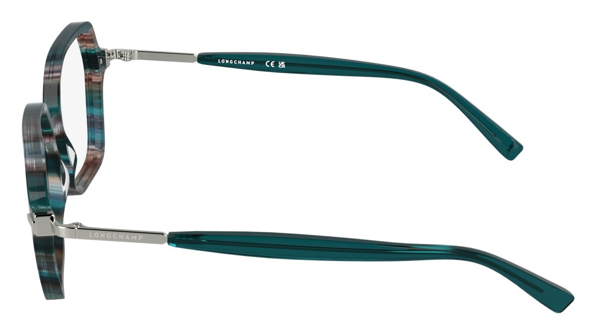 Occhiali da vista Longchamp LO2782 (427) colore striped petrol forma rettangolare 