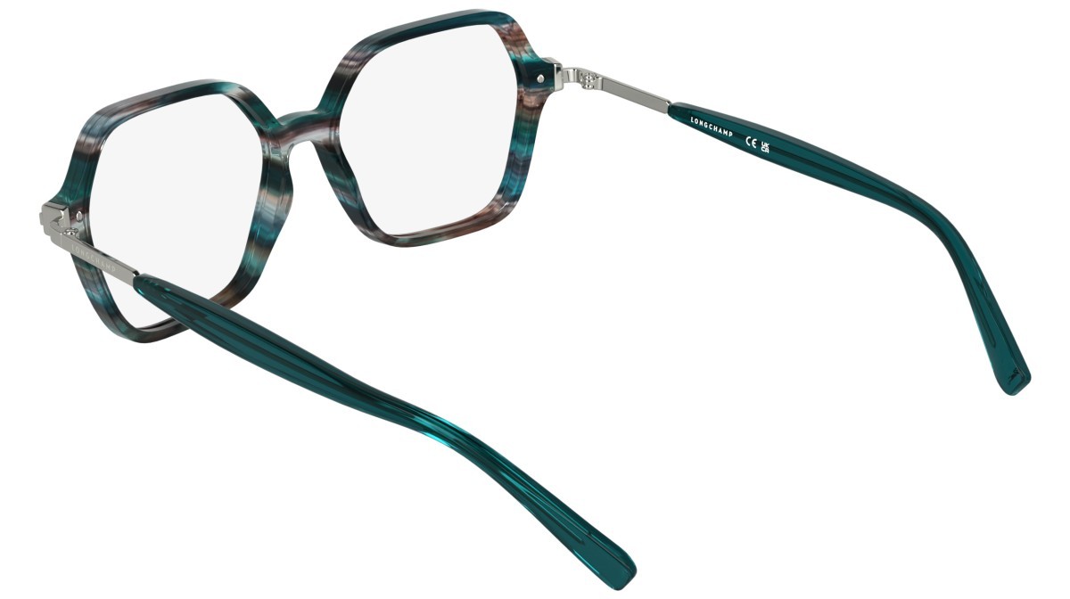 Occhiali da vista Longchamp LO2782 (427) colore striped petrol forma rettangolare 