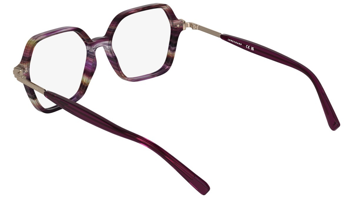 Occhiali da vista Longchamp LO2782 (503) colore striped purple forma rettangolare 