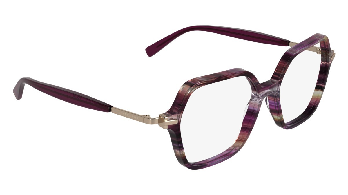 Occhiali da vista Longchamp LO2782 (503) colore striped purple forma rettangolare 