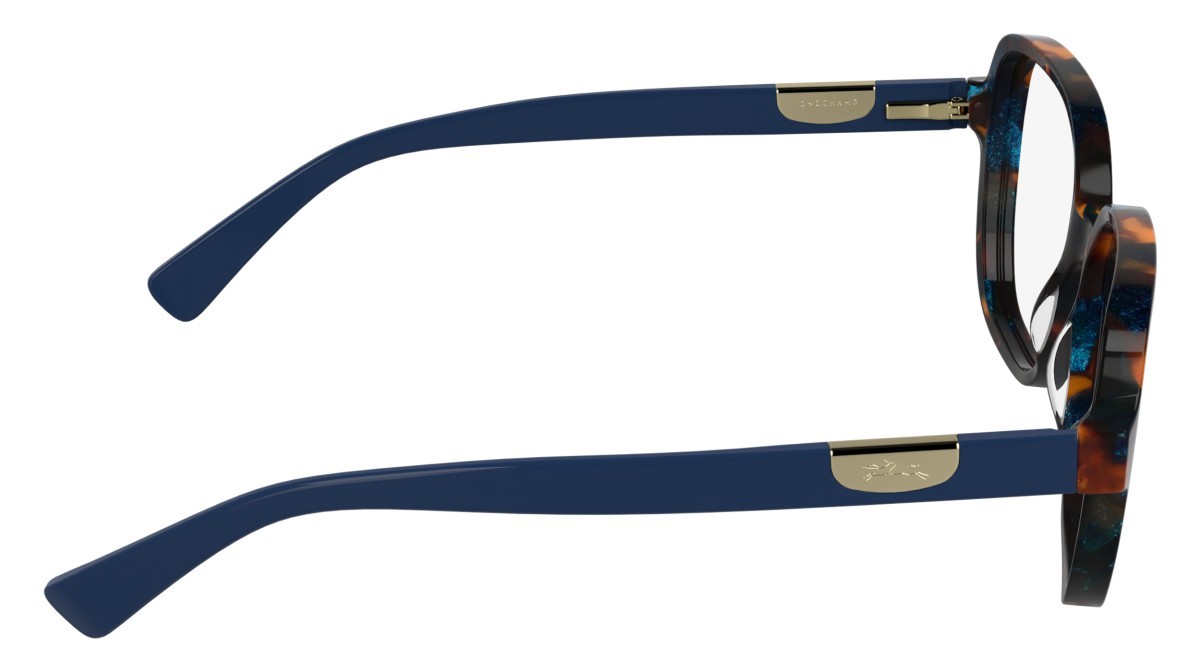 Occhiali da vista Longchamp LO2784 (433) colore blue brown havana forma rettangolare 
