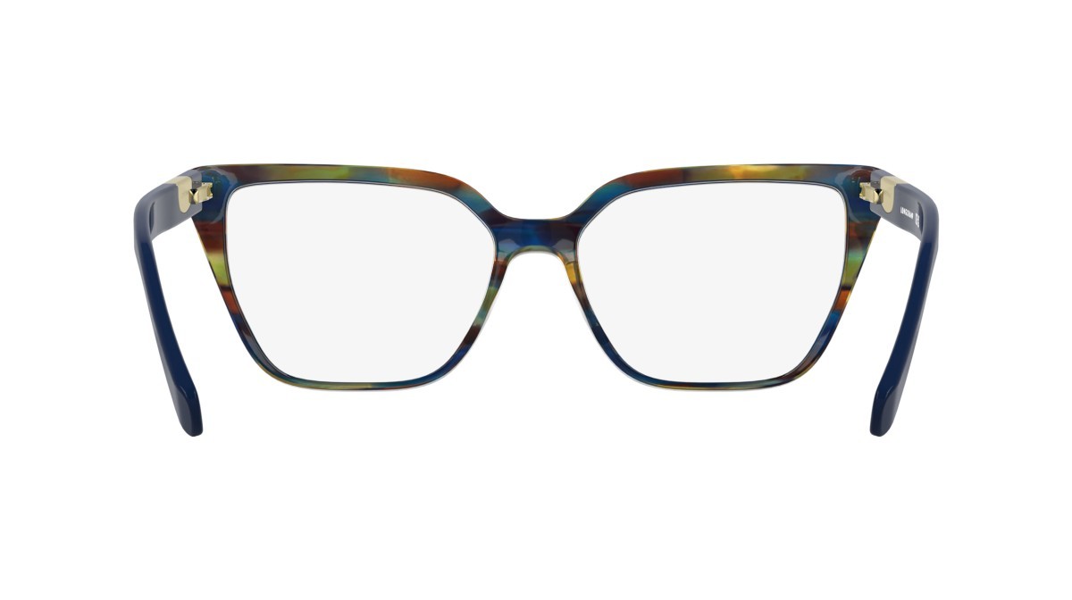 Eyeglasses Longchamp LO2785 (407) color striped blue shape cat eye 