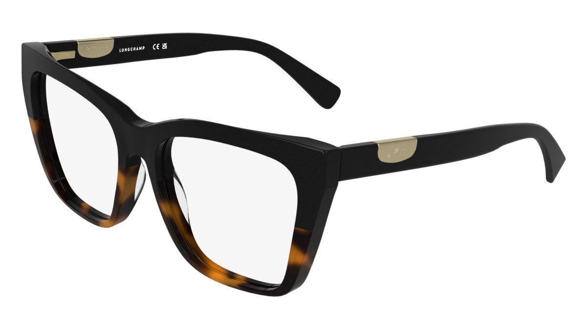 Occhiali da vista Longchamp LO2786MAG-SET (011) colore black & havana/black forma farfalla lenti solid grey