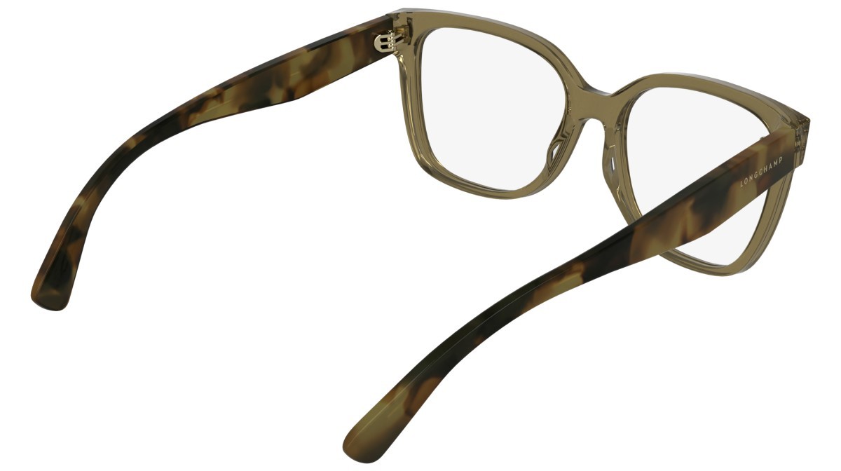 Occhiali da vista Longchamp LO2793 (319) colore transparent khaki forma rettangolare 