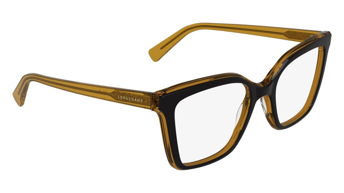 Occhiali da vista Longchamp LO2795 (014) colore black/transparent brown forma rettangolare 