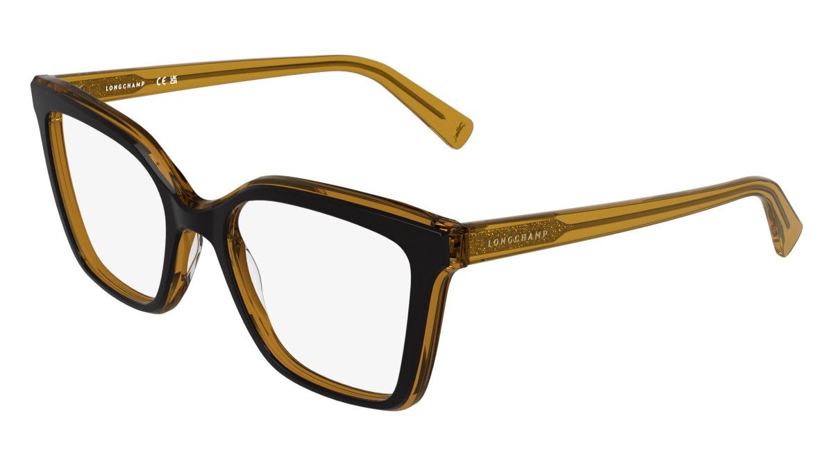 Occhiali da vista Longchamp LO2795 (014) colore black/transparent brown forma rettangolare 
