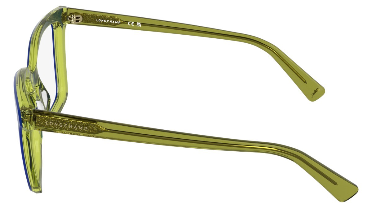 Occhiali da vista Longchamp LO2795 (413) colore transparent azure/green forma rettangolare 