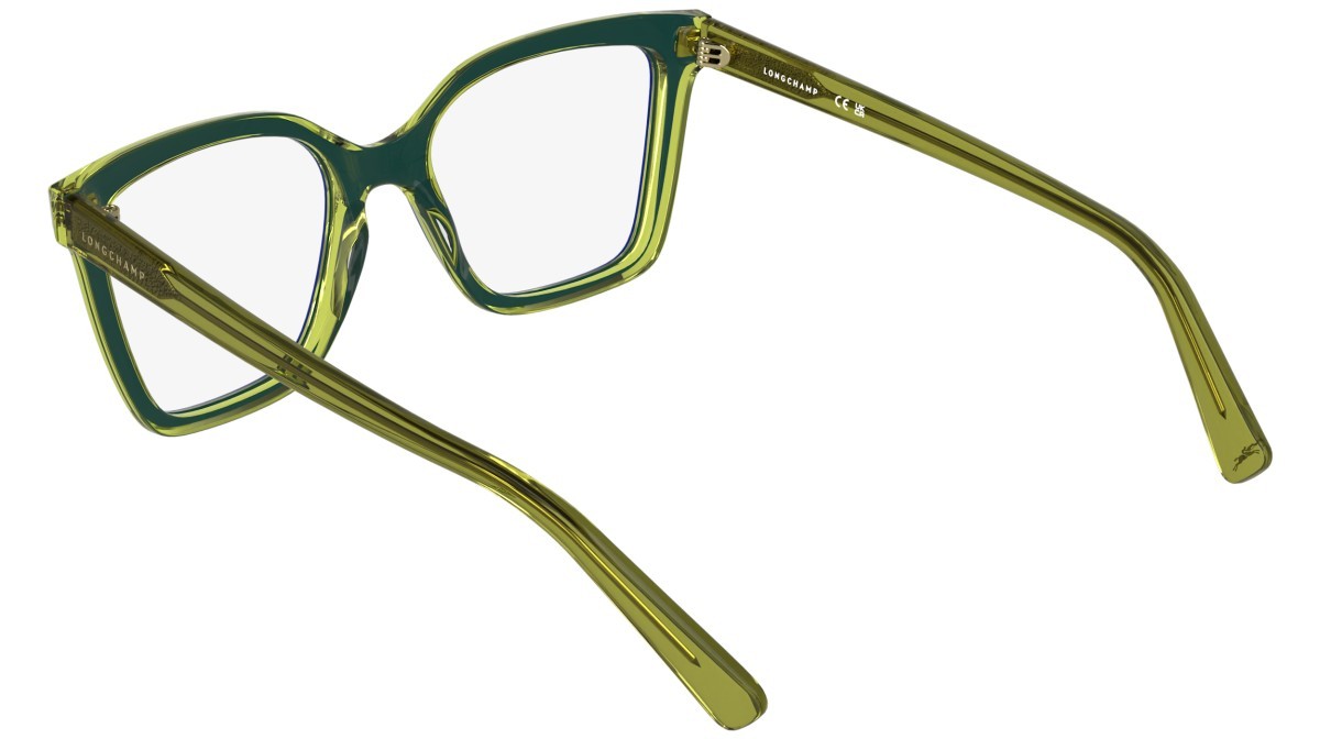 Occhiali da vista Longchamp LO2795 (413) colore transparent azure/green forma rettangolare 